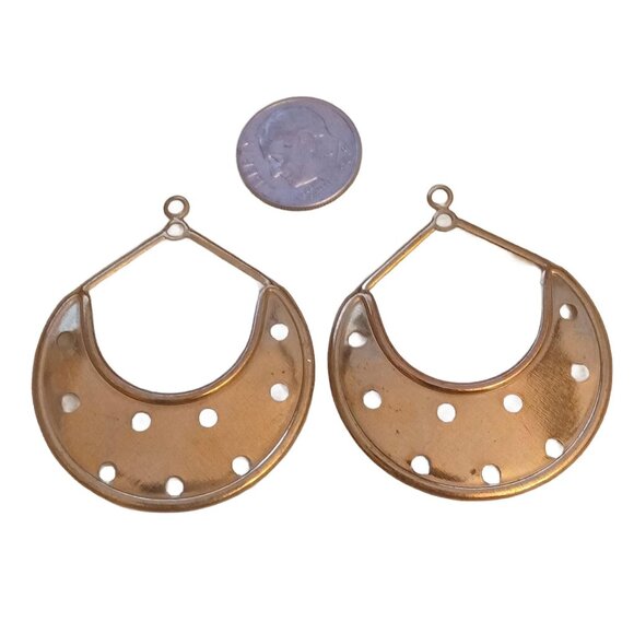 Brass Earring Findings - Picture 1 of 5